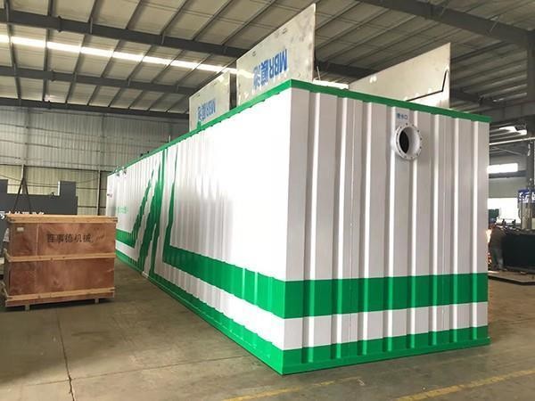 Electric Auto Control Container MBBR MBR Rural Domestic Sewage Treatment Plant In Containerized System