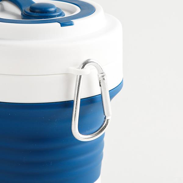 25*5 см экологически безопасная складная чашка для кофе Силиконовая кружка OEM