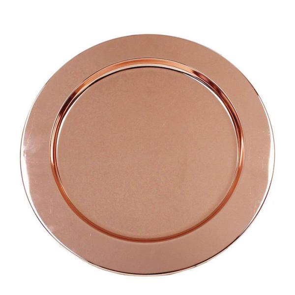 Nordic Style Metal Houseware 430 Stainless Steel Dessert Cheese Tray 32.5*0.7CM