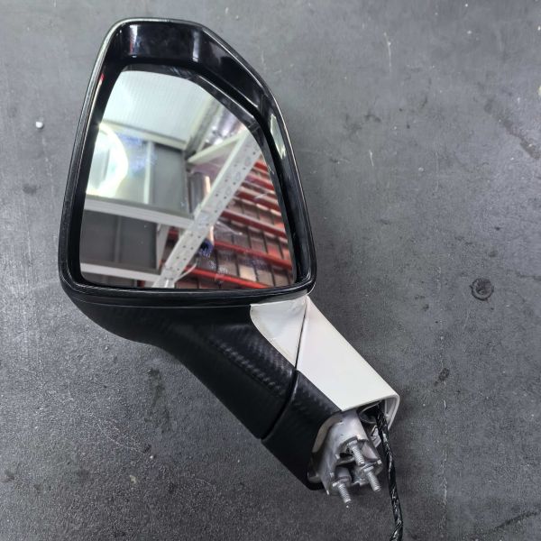 For Hechuang Z03 Rearview Mirror Assembly White ABS Material Right Side Mirror Used Universal Fitment Antireflective Function