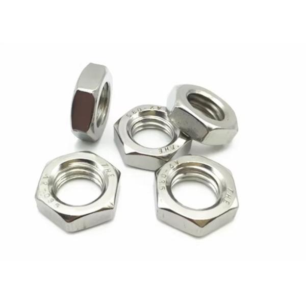 Super Duplex Stainless Steel Hex Metal Nut HEXAGON THIN Metal NUT 2507 2205 2507 904L A286 904L High Corrosion Resistance