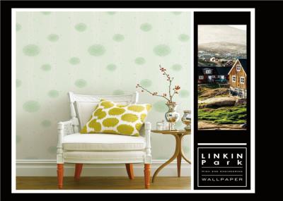 Fashion PVC Classic Vintage Wallpaper Removable For Sitting Room , Easy To Clean