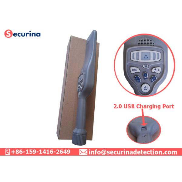 скрининг безопасностью металлоискателей электропитания 5V Handheld с поручать USB