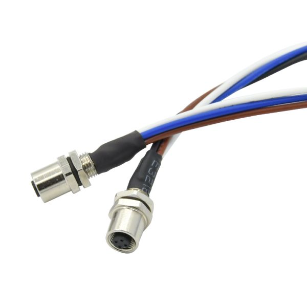 M8 Waterproof Connector China Factory Customized M8 a Code Assembly Waterproof Plastic Cable Connector