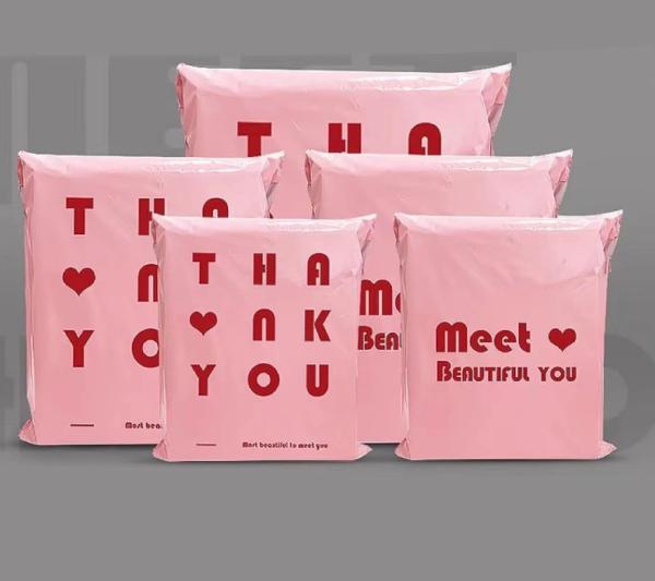 60um Compostable Poly Bags Poly Mailers Bag For Delivery Packaging