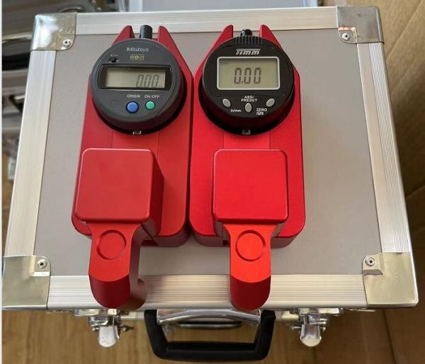 Anodized Aluminum Alloy Road Marking Thickness Gauge With Digital Display