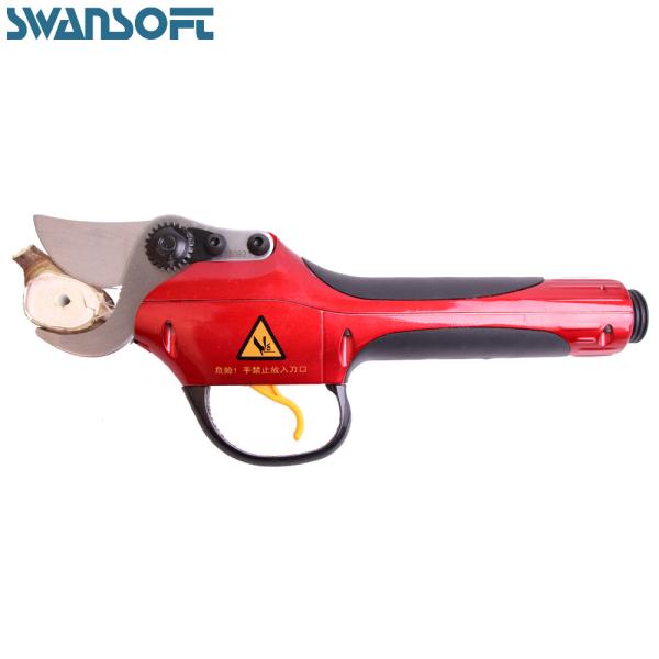 Swansoft 3.0CM Electric Bypass Pruner, Electric Pruning Shear, Electric Scissors for Vineyard and Orchard