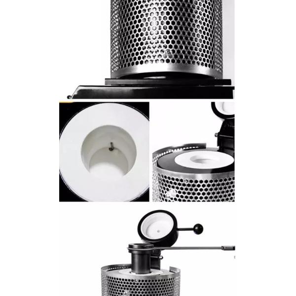 графитовый тигель особой чистоты плавильной печи золота 1 кг 1600 Вт