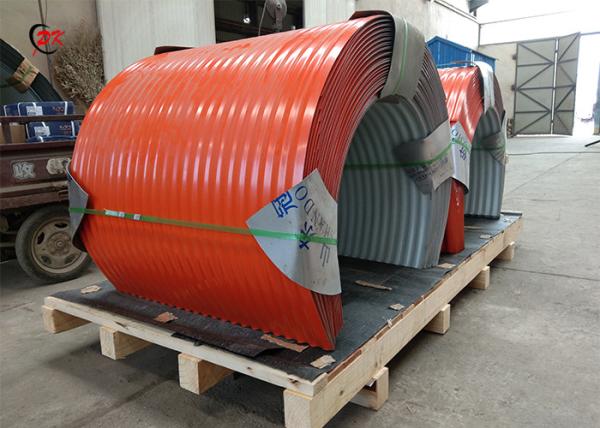 Unloading Conveyor Belt Hood Conveyor Shield Painted Steel Plate Dust Prevention Covers
