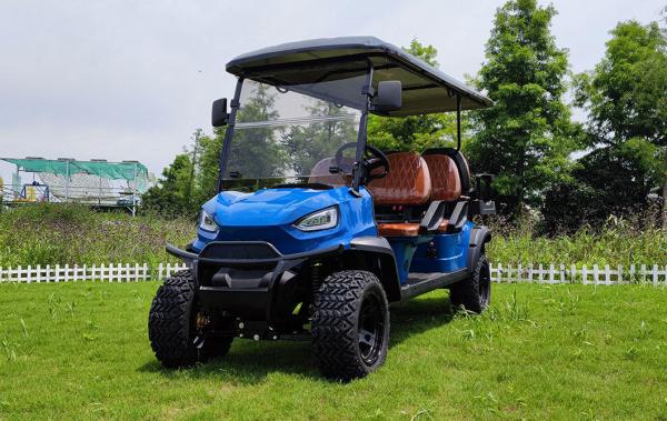 6 movimentação da roda do carrinho de golfe 480kgs Max Speed 50km/H 4 de Seater Mini Off Road Club Car