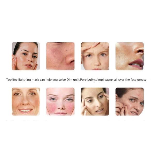 7 цветов LED маска для лица Для лечения прыщей Омолаживание кожи Удаление морщин