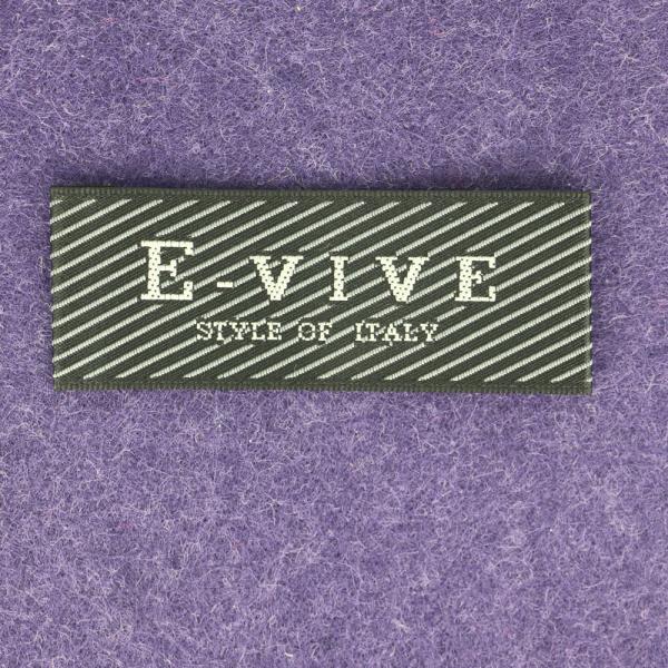 End Fold Woven Sew On Clothing Labels For Garment Heat Cut Neck Tag