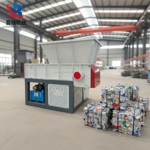 Single Shaft Shredder for Metal Scrap Aluminum Can Copper Wire Steel Drum
