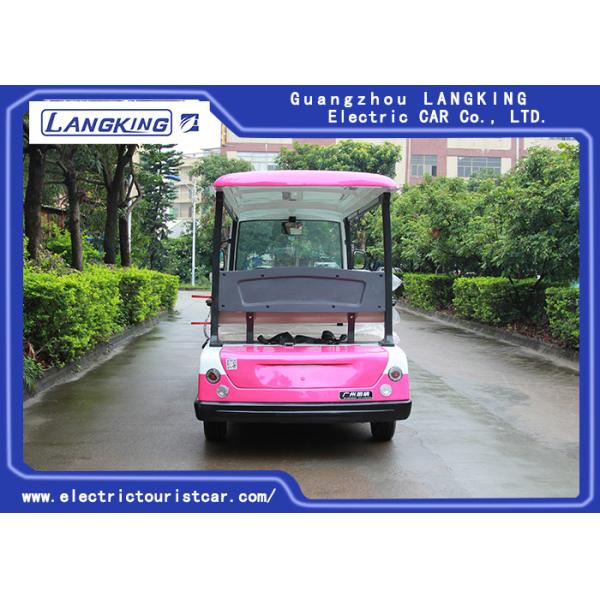 Ônibus bonde vermelho/do branco 11 passageiro 72V 7.5KW de excursão para a comunidade residencial