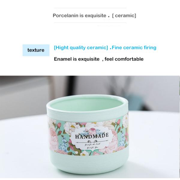 Luxury Wedding Decoration Home Scented Candles Ceramic Jar Candle Holder