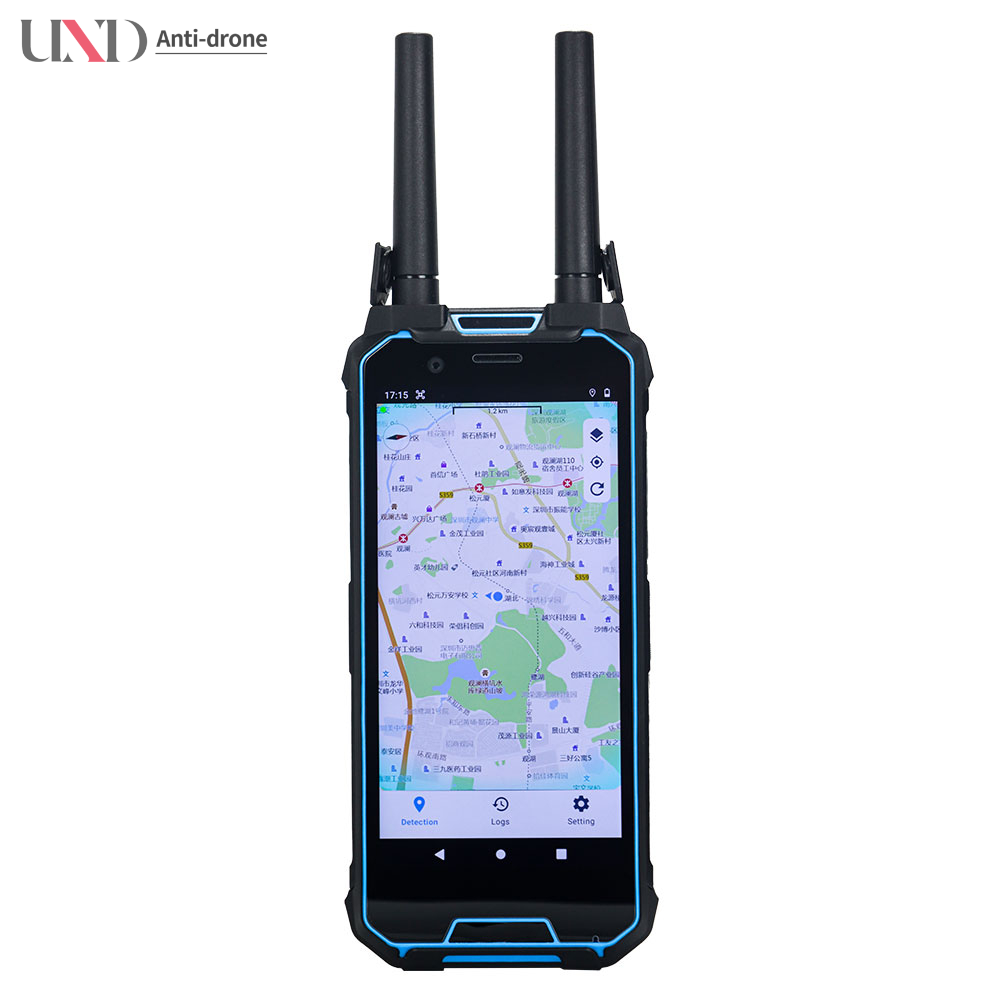 FPV Drone Detector 2.4GHz 5.8GHz Omnidirectional Positioning Equipment for UAV Defense Security & Protection