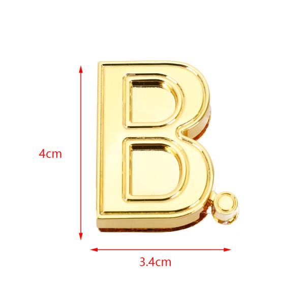 B Letter Handbag Lock For Bag Purse Wallet Hardware Easy To Clean