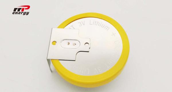 temperatura da bateria 560mAh de 3V CR2450 Li-mnO2 baixa menos a pilha do botão de 40 graus