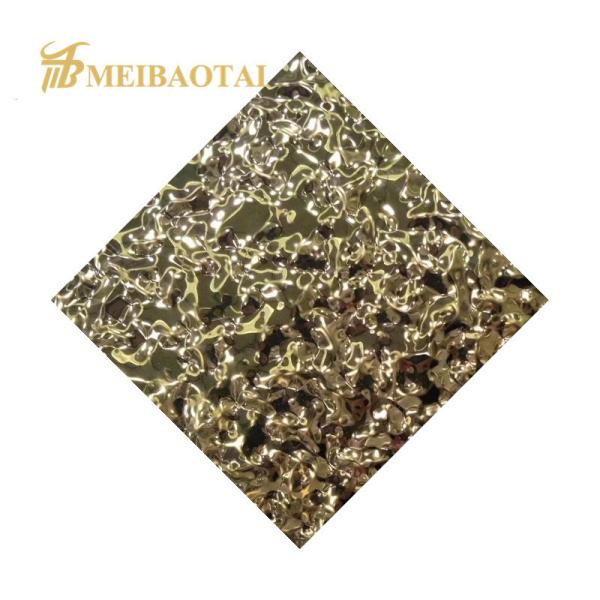 Стандарт толщины AISI листа нержавеющей стали 0.55mm Pvd золота