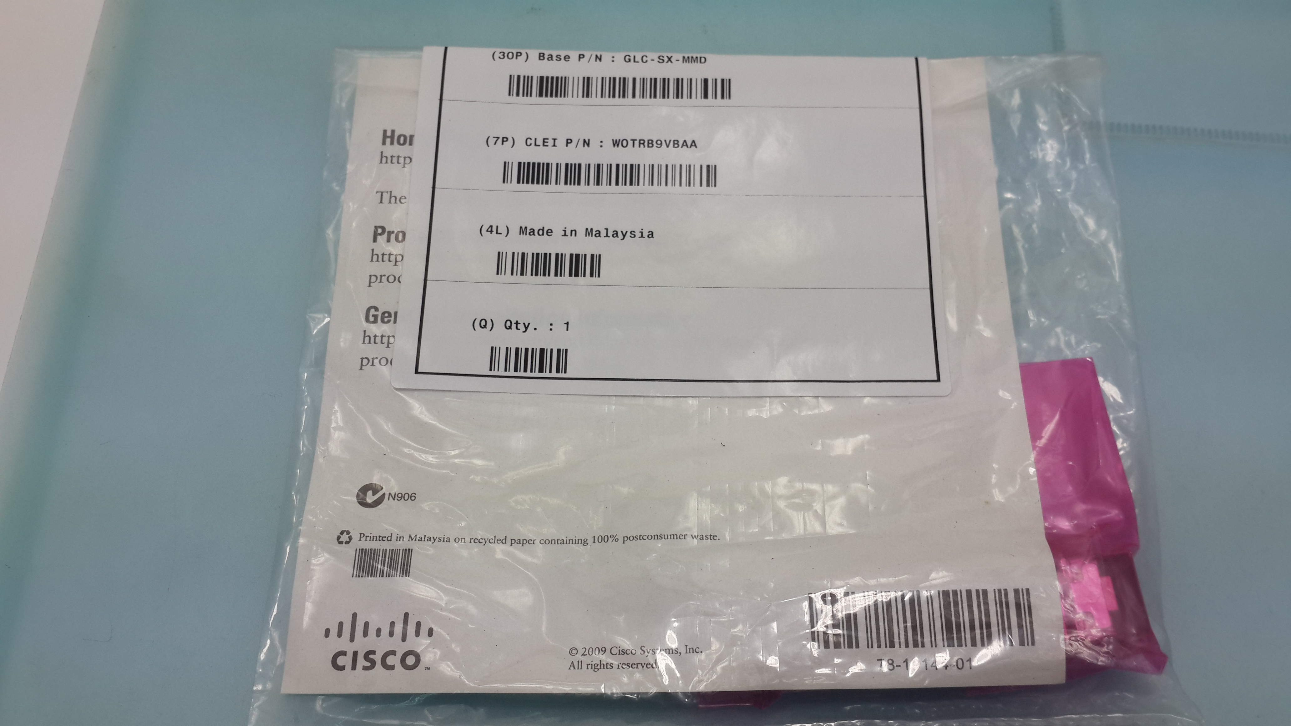 Cisco SFP 1.25G 550M 850 приемопередатчиков GLC-SX-MMD волокна Nm оптически