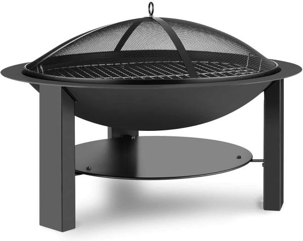 Brazier 30'' Fireplace 24'' Grill Tray Charcoal Barbecue Pit Stainless Steel Grill