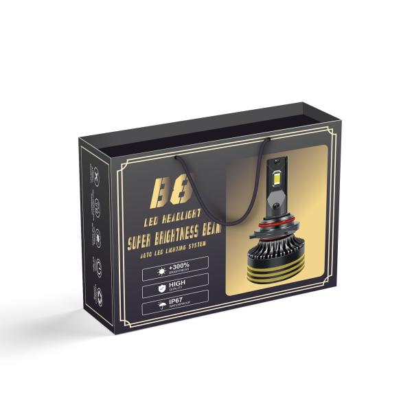 H4 H11 9005 9006 H3 Golden Casing Car Universal LED Bulb Auto Parts