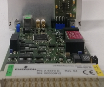 Монитор защиты от превышения скорости Emerson EPRO CSI 6500 серии EPRO A6370D