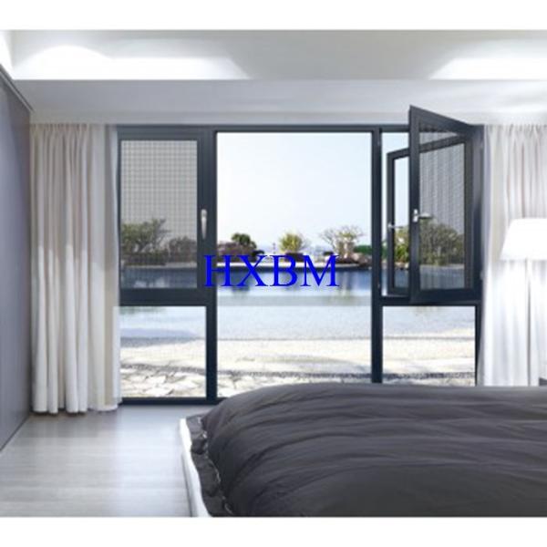 Power Coating Aluminium French Doors 6063 -T5 Aluminum Profile Varies Color For Option