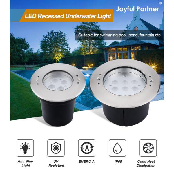 Новый прибытие IP68 водонепроницаемая нержавеющая сталь 316L подводные бассейнные огни 6W белый подводный светодиодный лампа