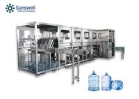 Type linéaire automatique 5 machine de capsulage remplissante de lavage d'eau potable de baril de bouteille du gallon 20L