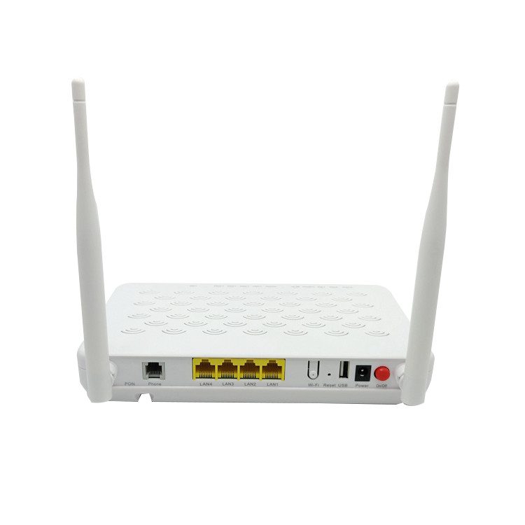 USB WiFi 12VDC маршрутизатора 4GE 1POTS модема ZTE F609 GPON ONT для дома
