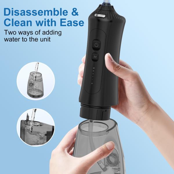 CE ROHS 5 modelos Flosser Dental de Água com bateria de 2500MAH para irrigador de cuidados orais