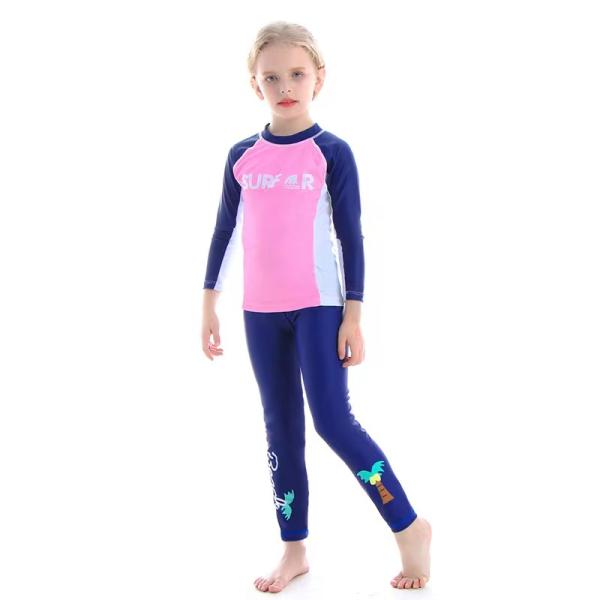 3-13 старого леты Swimwear мальчиков устанавливают костюм длиной Sleeved красивых детей ныряя