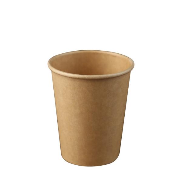 Customized Design Drinking Cup for Classic Kraft Single-Wall Coffee Cup Manufacture