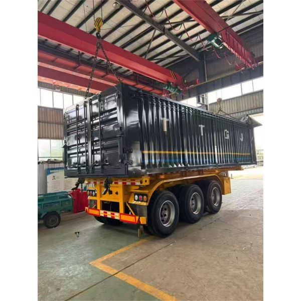 30-100 Tons Rear Tipper Semi Trailer Heavy Duty Dump Semi Trailer