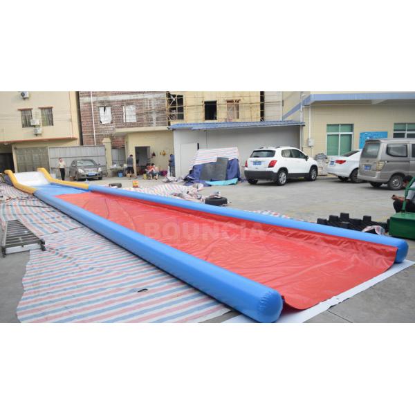 27m 長い湖畔/膨脹可能なスリップ N のための空気によって密封される膨脹可能な水スライドは滑ります