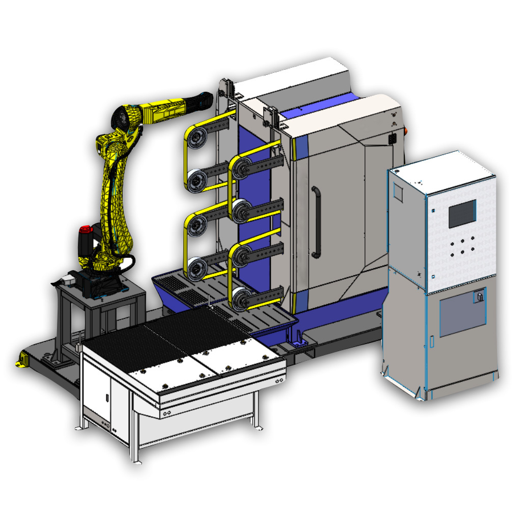 6 Axis Robotic Grinding And Polishing Machine For Aluminum Alloy / Aluminum