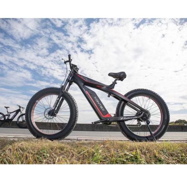 Adult Electric Mountain Bike MTB with Kontax Mid Snow Motor and Carbon Fiber Frame