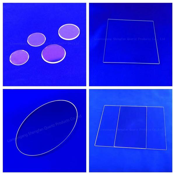 Customized Optical Clear High Purity Quartz Glass Plate with ±0.02mm Tolerance