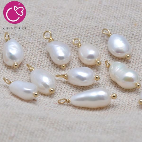 Irregular Baroque Style Pearl Pendant Charms for Jewelry Making Necklace Bracelet Earrings