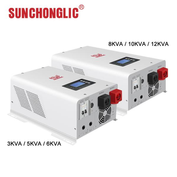 Lightweight 4kw Hybrid Solar Inverter with Intelligent Temperature Control and Low Frequency Inverter