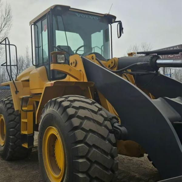 Использованный Volvo колесный погрузчик L105H L120 оригинальный использованный колесный погрузчик дешевая цена для продажи
