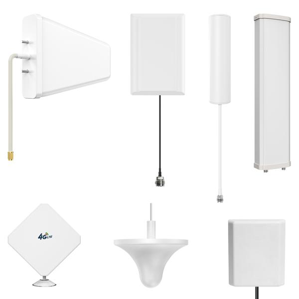 Antenna de panel de impedancia de salida de 50Ω para señal de teléfono móvil en N tipo de conector masculino