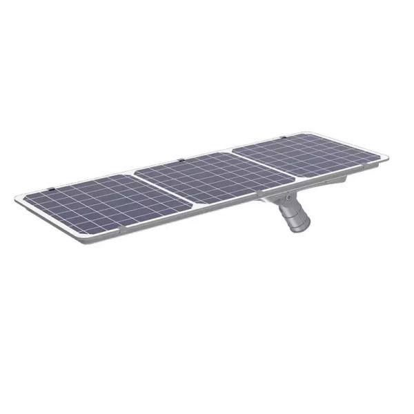 luz de rua conduzida solar integrada de alumínio 3 dos 10m Polo em 1 lâmpada de rua