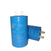 CBB60 S3 Condensateur à moteur 450V 20mfd Condensateur de démarrage submersible avec deux bornes à connexion rapide