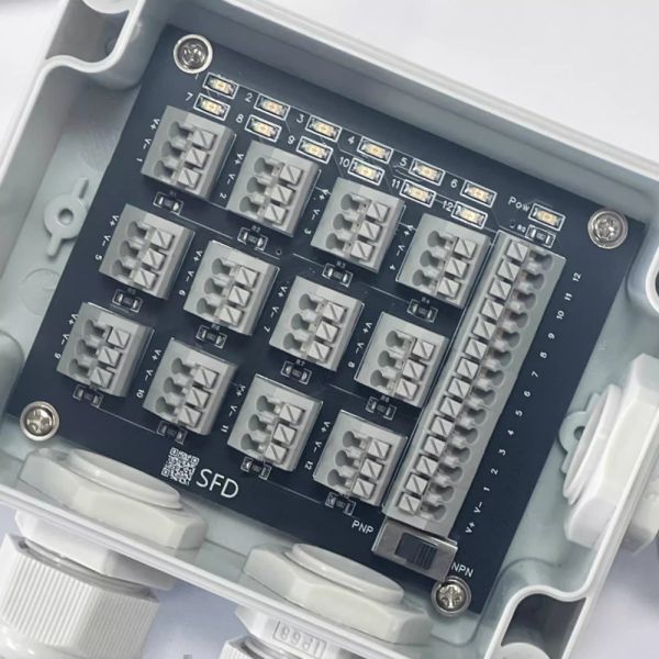 PLC Sensor Signal Input Distribution Module Terminal Blocks Junction Box 12 Arrays
