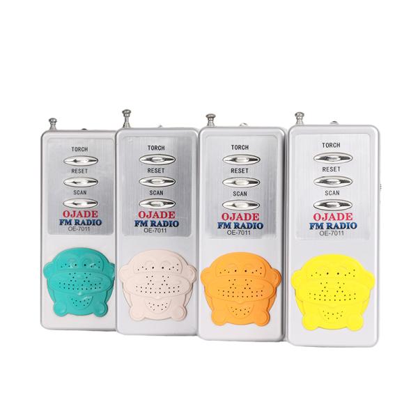 Частное модельное небольшое радио FM с располагаться лагерем антенны наушников 108MHz Retractable