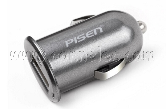 original Pisen car charge, car charge for all cell phone models, original Pisen charger
