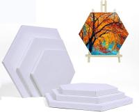 Des toiles à l' étirement hexagonales, des toiles à l' étirement personnalisées pour la peinture acrylique.
