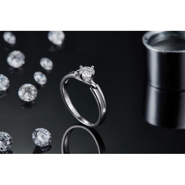 Place blanche Moissanite et Sapphire Platineve Diamonds Jewelry Women Ring With Silver 1.94CTW